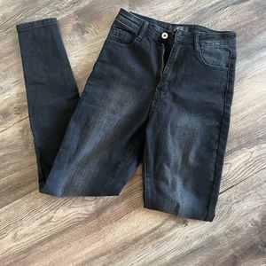 Navi Black Denim Jeans